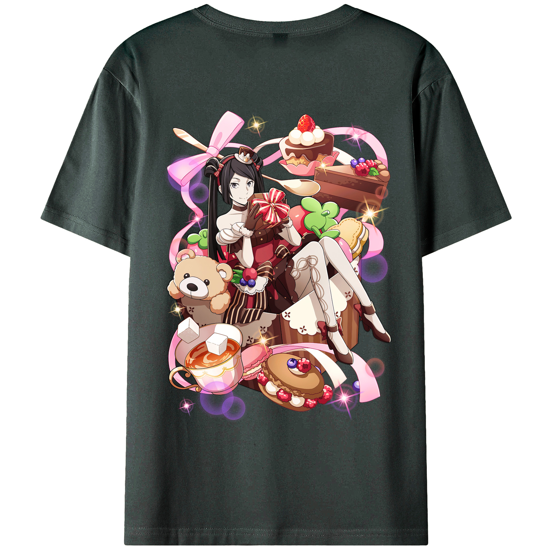（画像用） 文豪ストレイドッグス Bungo Stray Dogs 綿100％ メンズ半袖Tシャツ（バックプリント） 通気性